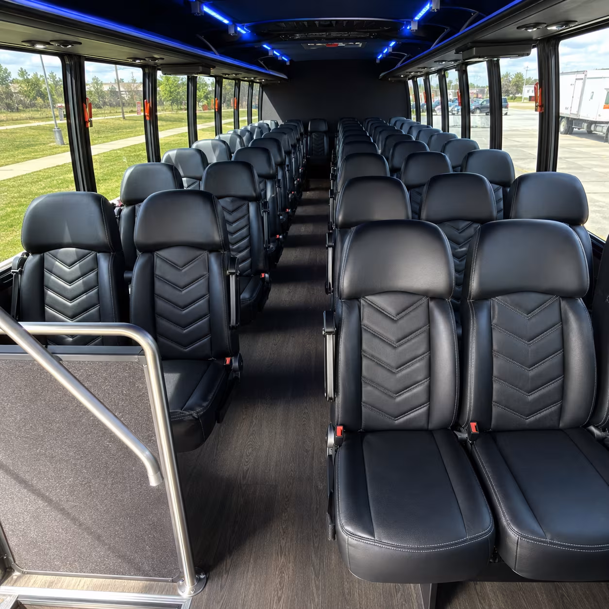 fargo 28 passenger minibus inside