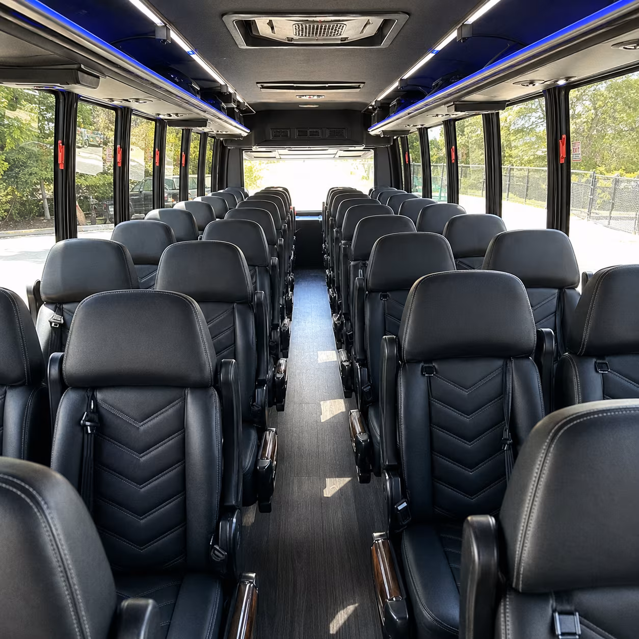 fargo 35 passenger minibus inside