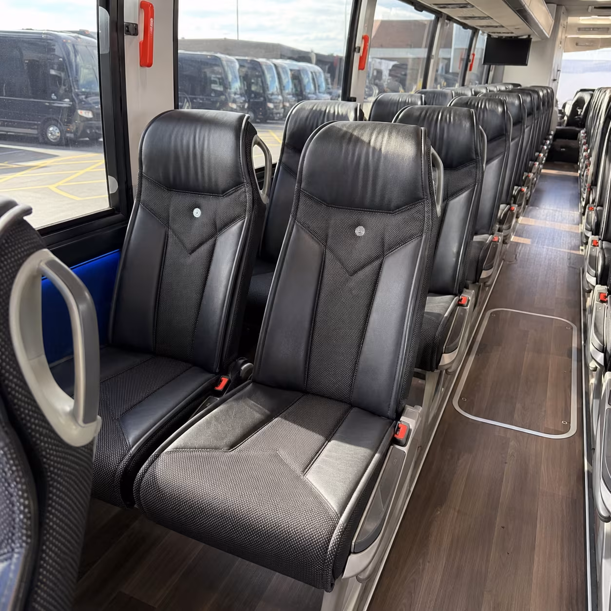 fargo 40 passenger charter bus interior