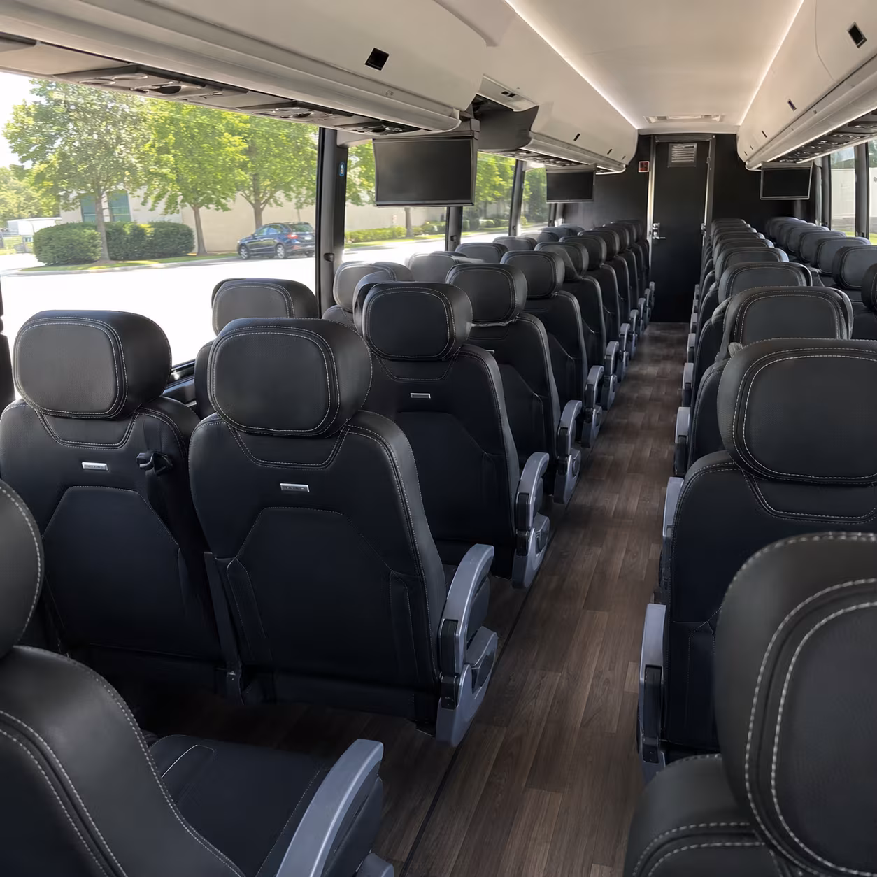 fargo 56 passenger charter bus interior