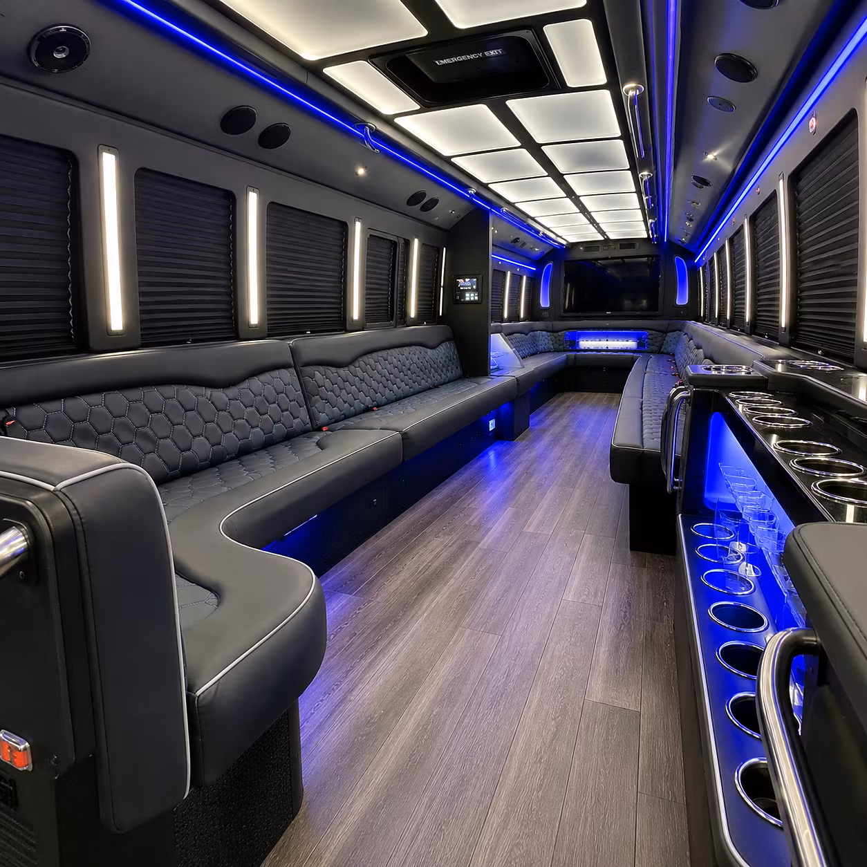 fargo party bus interior