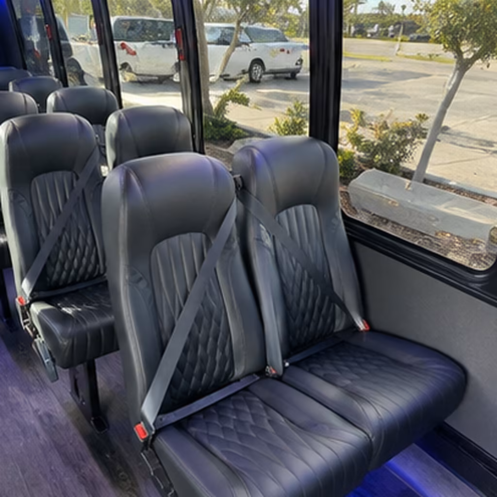 fargo religious group transportation onboard seating