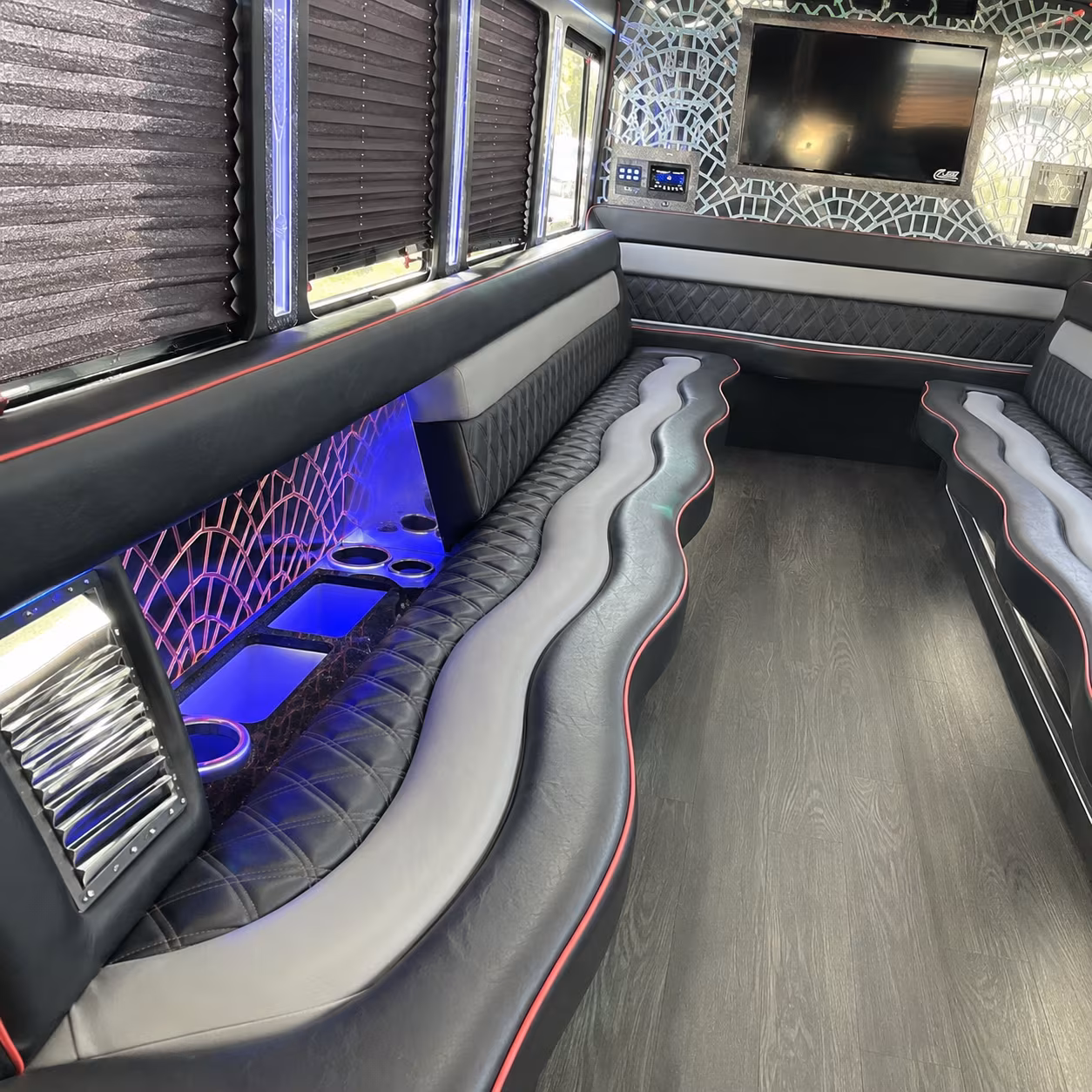 party bus rentals for fargo area proms at davies and shanley